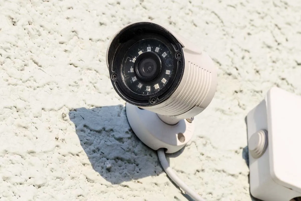 Security camera installation