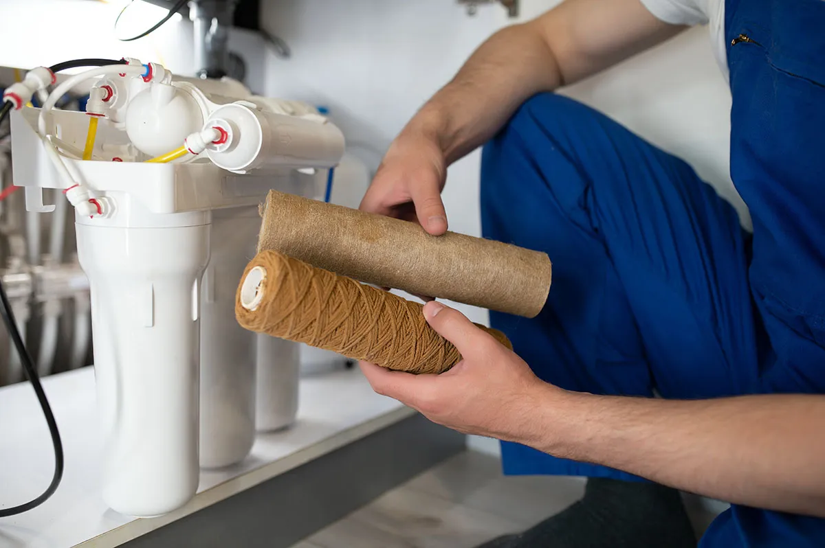 Water filter replacement